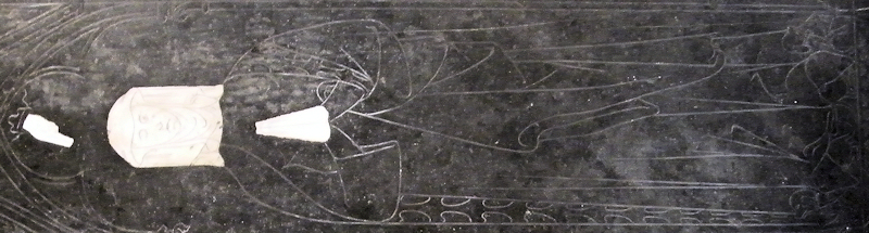 Belgium Abee - St Remy Lambert d Abee and wife 1312